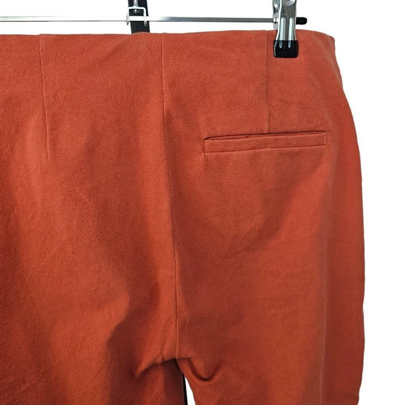 COS Womens Zip Bottom Stretch Pants Orange Size  10 - Picture 7 of 9